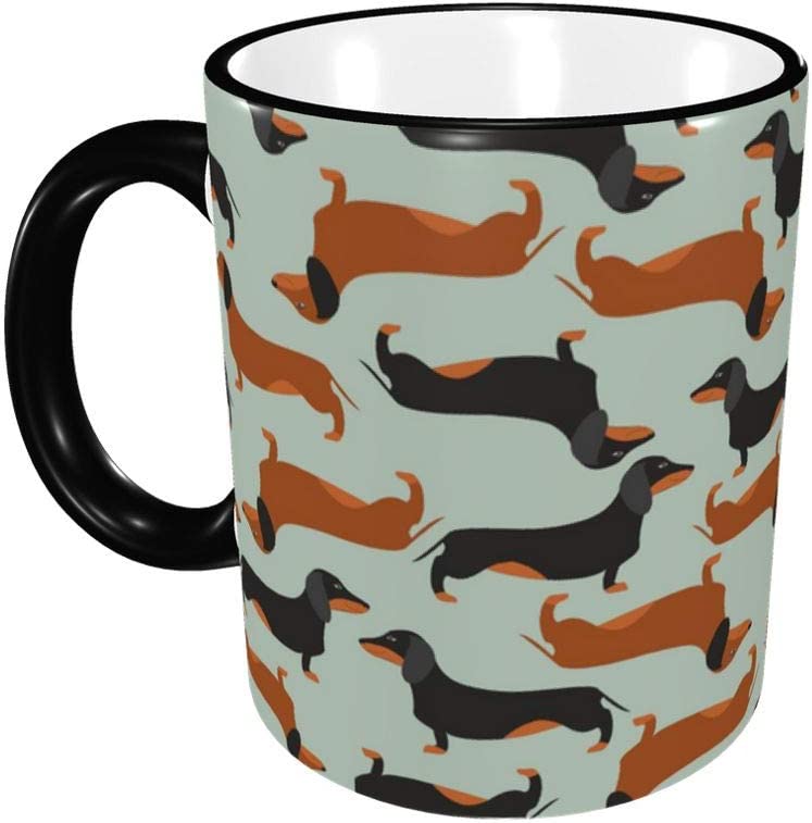 Best Tea Coffee - Black and Brown Dachshund Ceramic Coffee