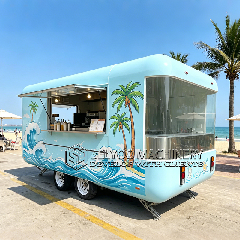 Coffee & Tea Garden Lincoln Menu - Belyoo Outdoor Food Truck Trailer Mobile