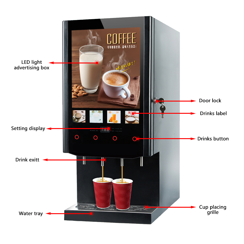 Coffee Tea Hot - 40S SUPIN Economical 4 Flavours Hot