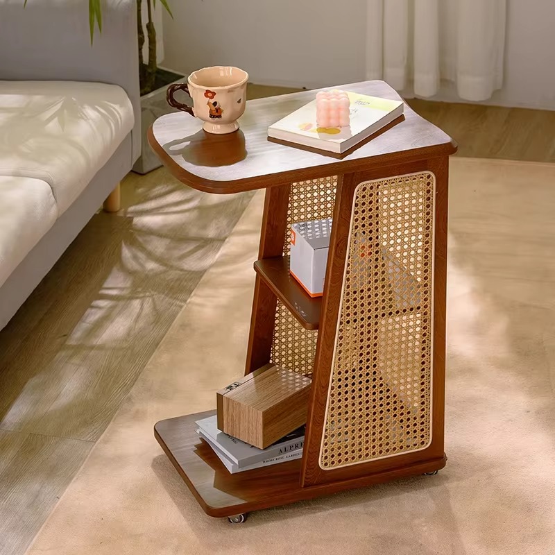 Modern Style Solid Wood Side T - Coffee Tea Or 评论和价格