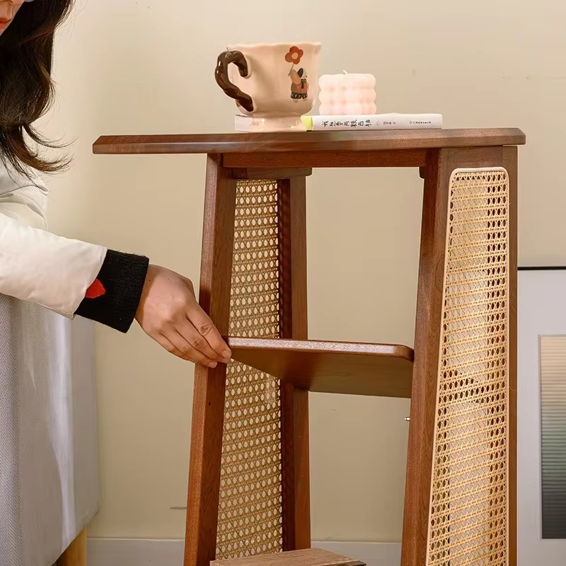 Modern Style Solid Wood Side T - Coffee Tea Or 评论和价格