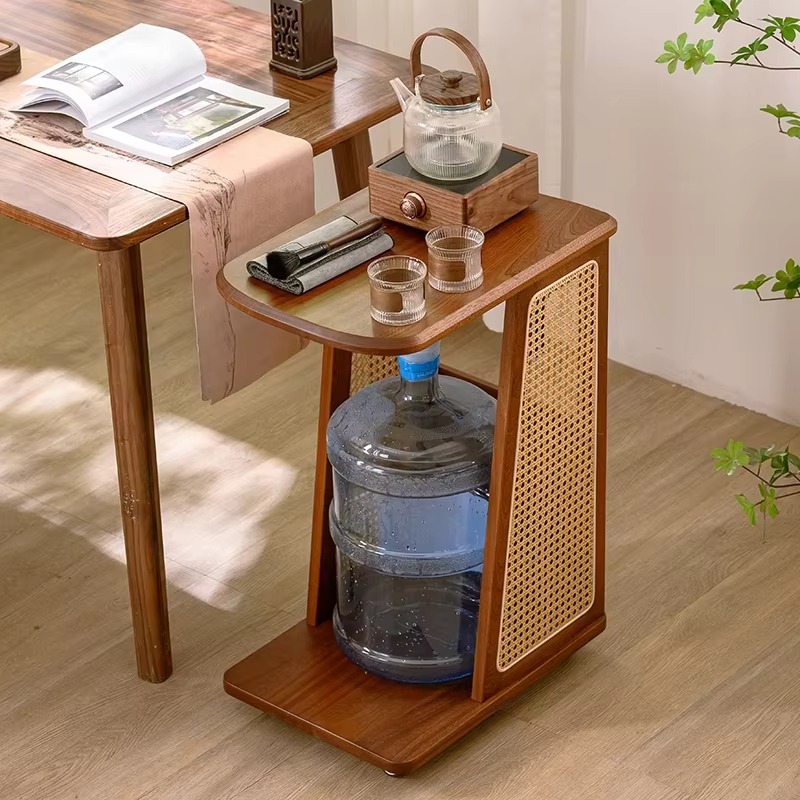 Modern Style Solid Wood Side T - Coffee Tea Or 评论和价格
