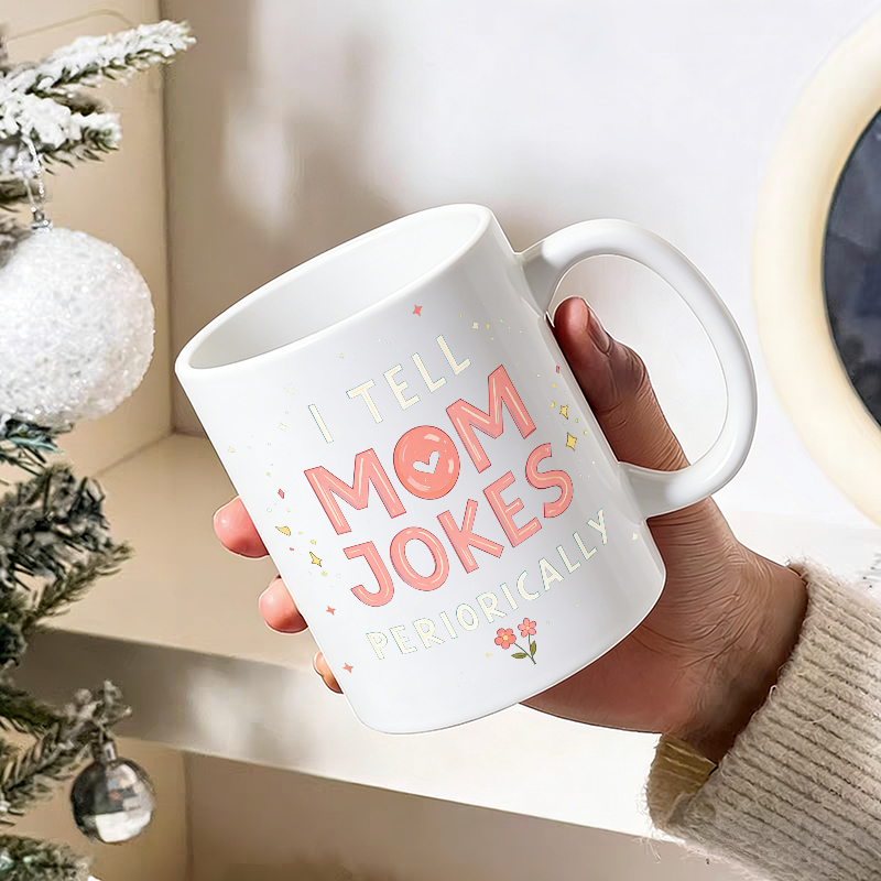 Cup & Mug Set, I Tell Mom Joke - Coffee Tea Joke 评论和价格