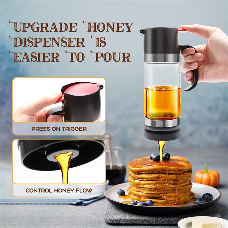 A21I-12 OZ Glass Honey Dispens - Coffee Tea Or 评论和价格