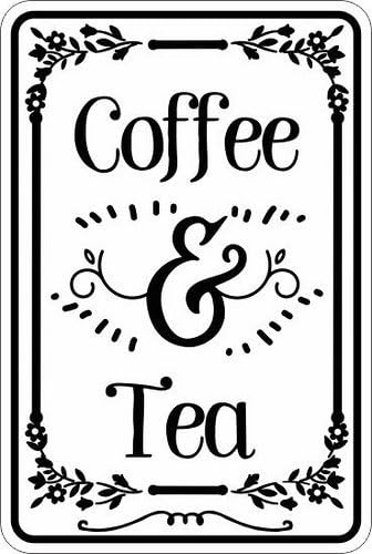 Coffee and Tea 8x12 funny joke - Coffee Tea Joke 评论和价格