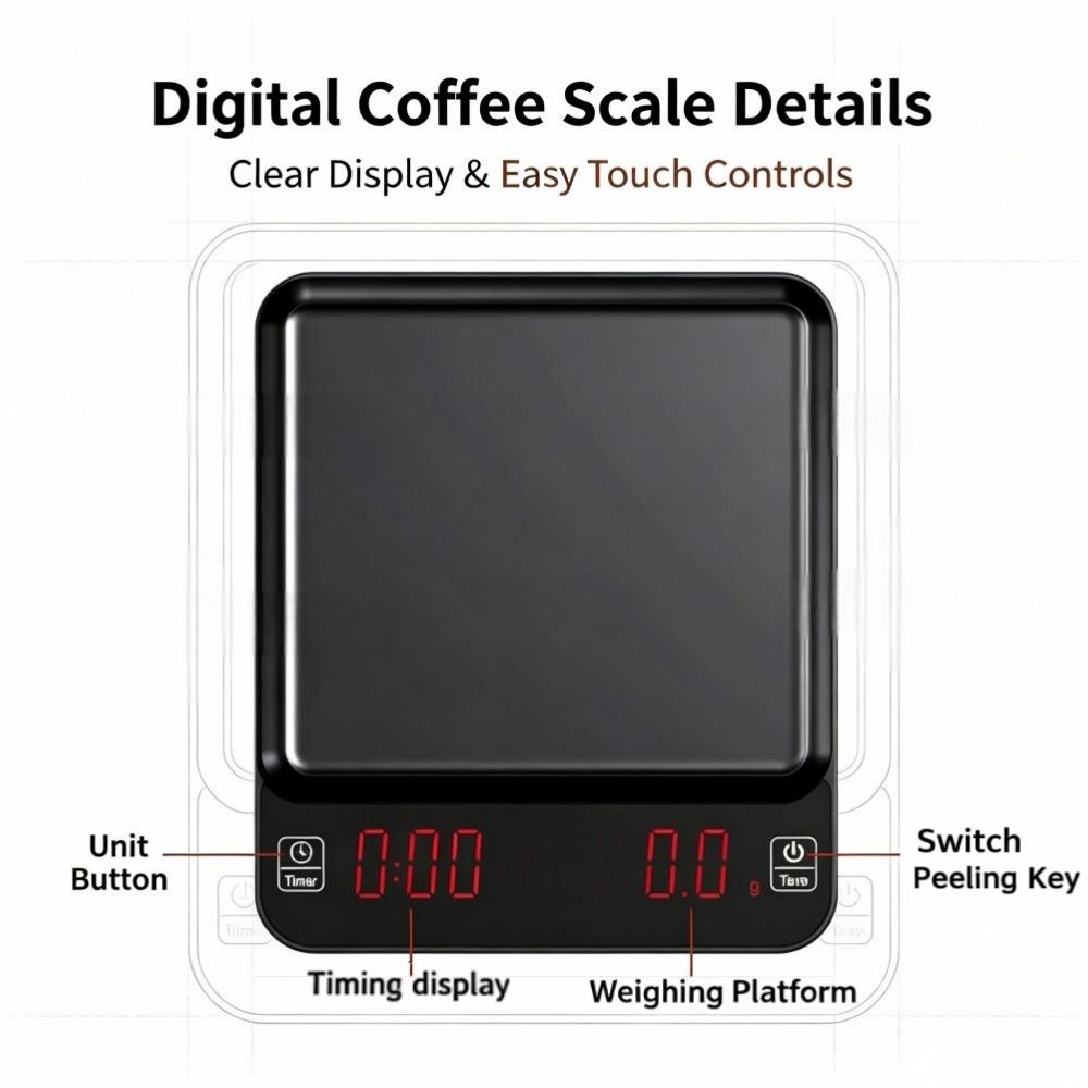 3kg/0.1g High Precision Digita - Coffee & Tea Garden Lincoln Menu 评论和价格