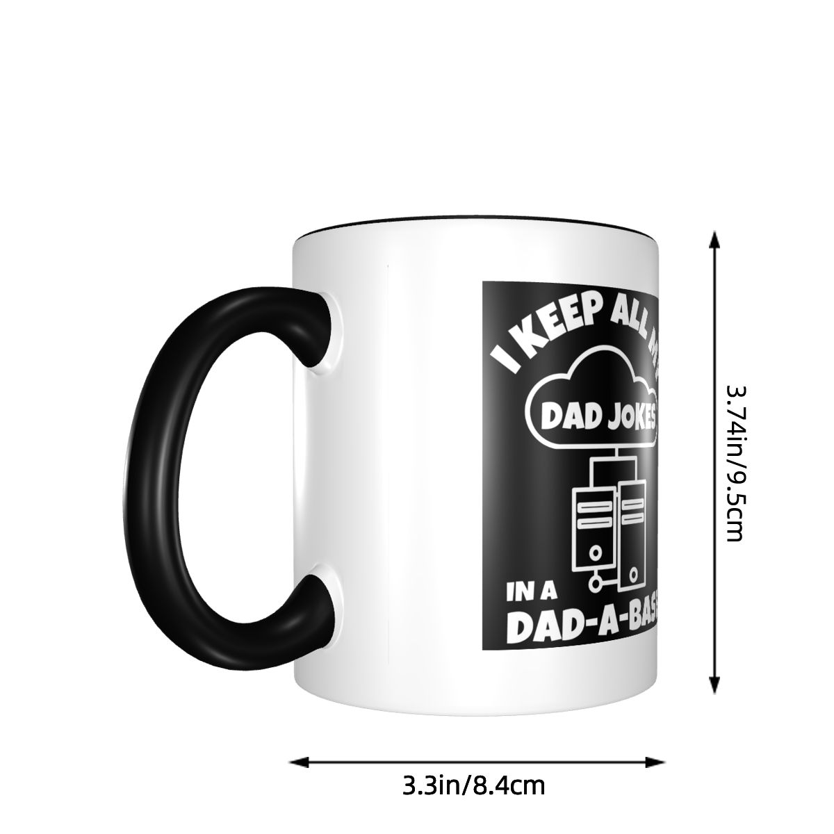 I Keep All My Dad Jokes In A D - Coffee Tea Joke 评论和价格