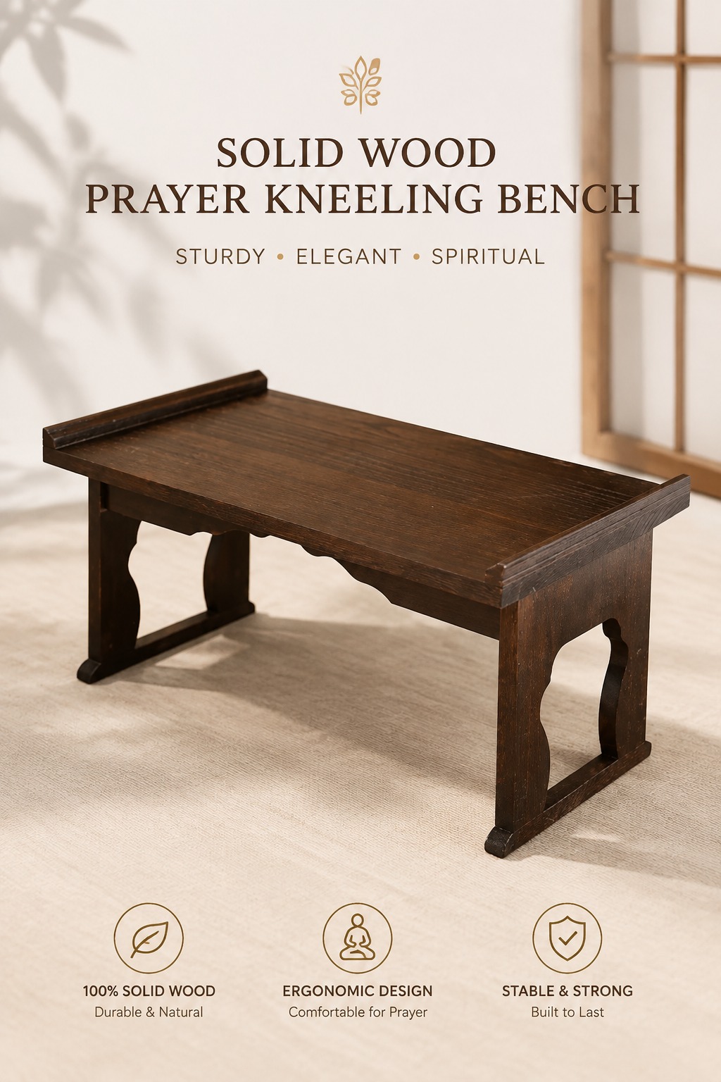 Foldable Low Wooden Tea Table  - Coffee Tea Or 评论和价格