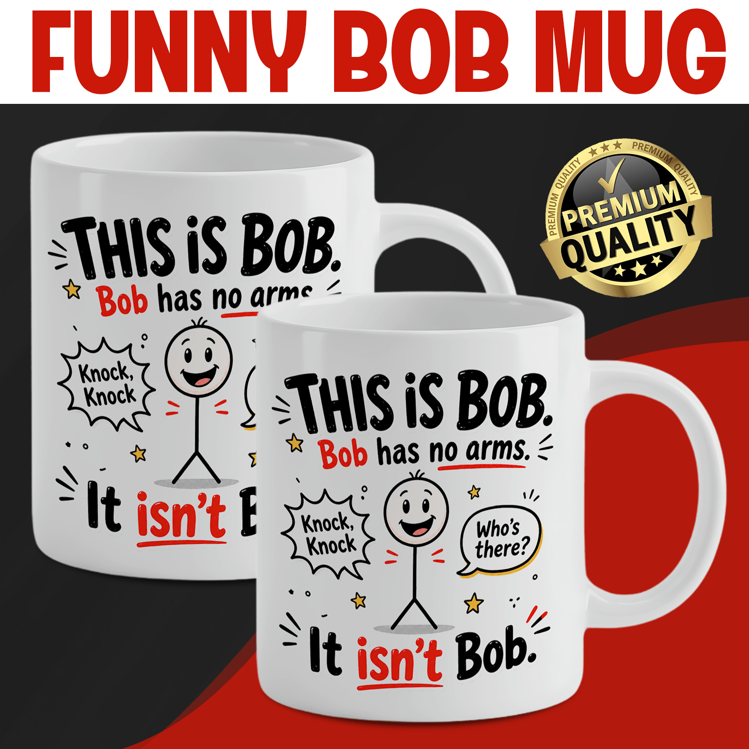 Funny White Ceramic Coffee Mug - Coffee Tea Joke 评论和价格