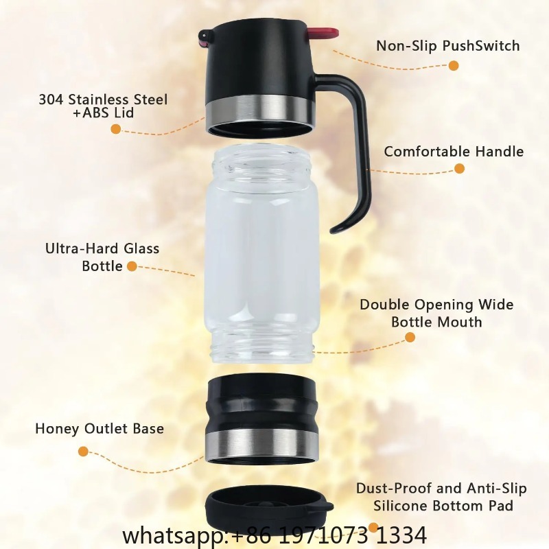 No-Drip Honey Dispenser with B - Coffee Tea Or 评论和价格