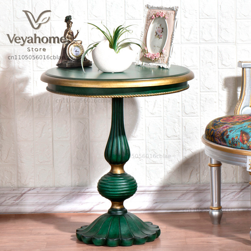 American solid wood side table - Coffee Tea Garden 评论和价格
