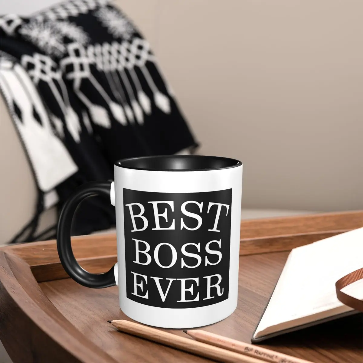 Lady Best Boss Ever Mug Funny  - Best Tea Coffee 评论和价格