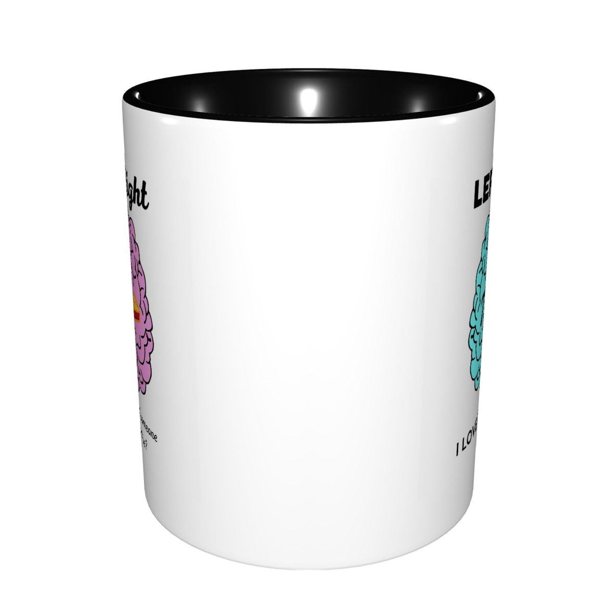 Left Right Brain Hemisphere Pi - Coffee Tea Joke 评论和价格