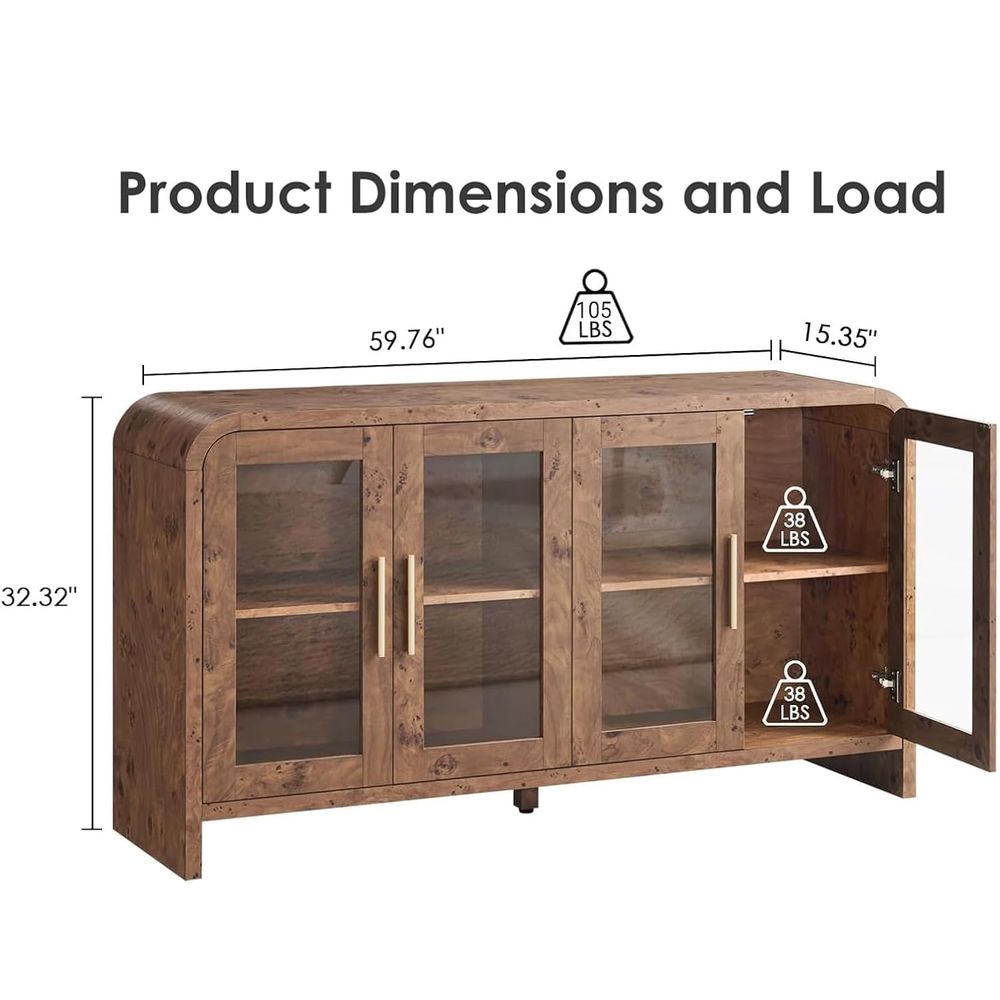 Sideboard Buffet Cabinet with  - Coffee & Tea Garden Lincoln Menu 评论和价格
