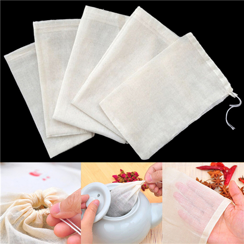 1pc/10Pcs Cotton Tea Bags Musl - Coffee Tea Garden 评论和价格