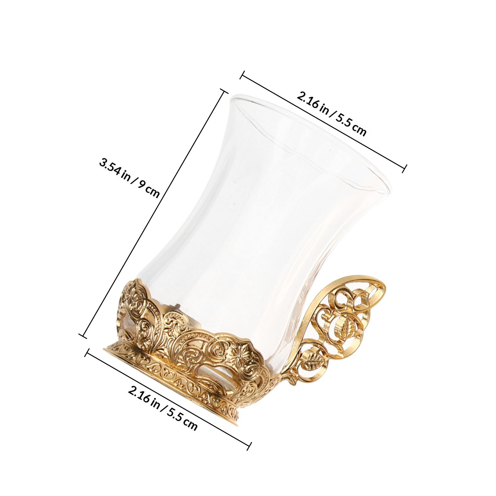 1Set Glass Coffee Cup Set Prem - Coffee Tea Hot 评论和价格