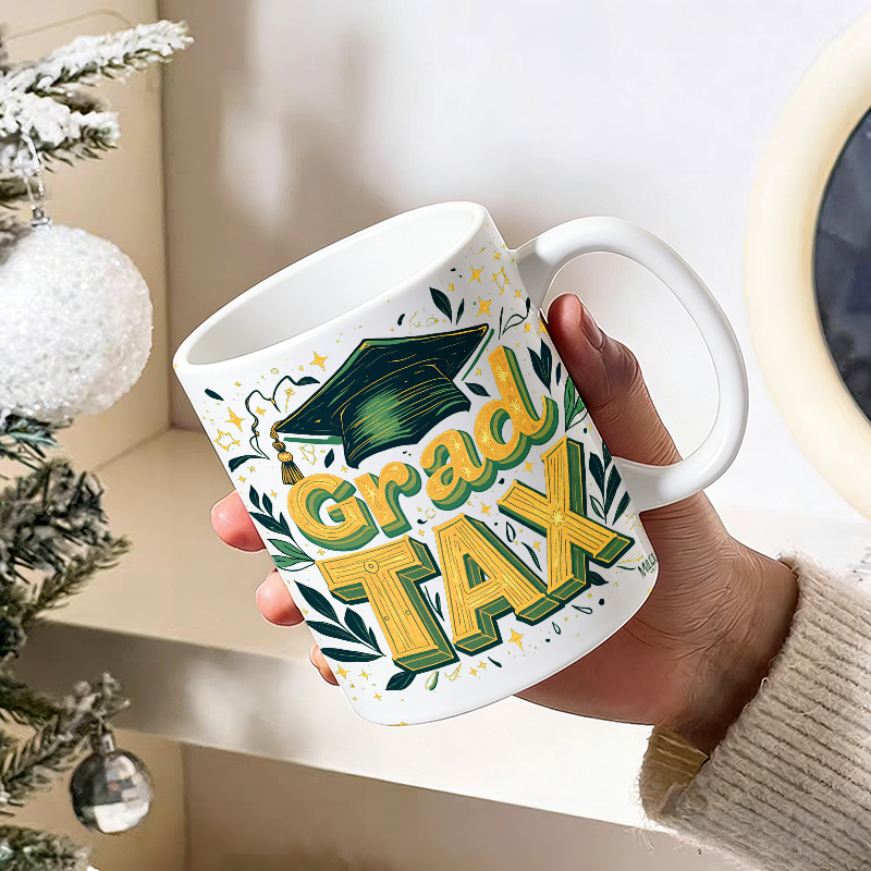 Vintage 3D Font 'Grad TAX' Cer - Coffee Tea Font 评论和价格