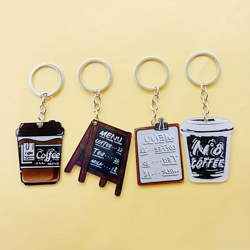 8pcs acrylic coffee cup keycha - Coffee & Tea Garden Lincoln Menu 评论和价格