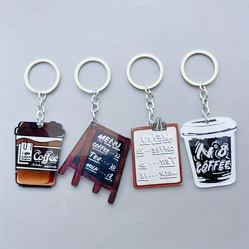 8pcs acrylic coffee cup keycha - Coffee & Tea Garden Lincoln Menu 评论和价格